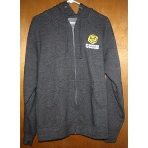 Marvin Full Zip Hooded Jacket Darkk Gray Sz M Soft Lining Warm NWOT